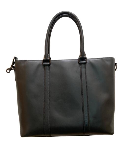 COACH（コーチ）COACH (コーチ) メトロポリタン2WAYレザートートバッグ ブラックの古着・服飾アイテム
