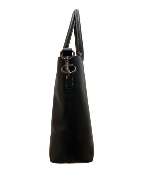 COACH（コーチ）COACH (コーチ) メトロポリタン2WAYレザートートバッグ ブラックの古着・服飾アイテム