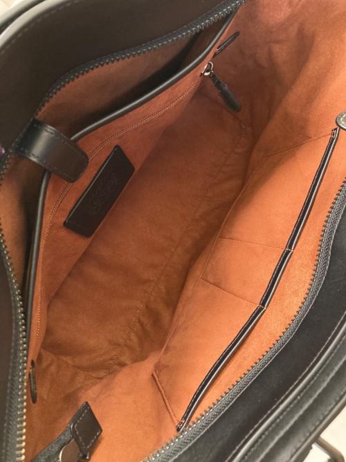 COACH（コーチ）COACH (コーチ) メトロポリタン2WAYレザートートバッグ ブラックの古着・服飾アイテム