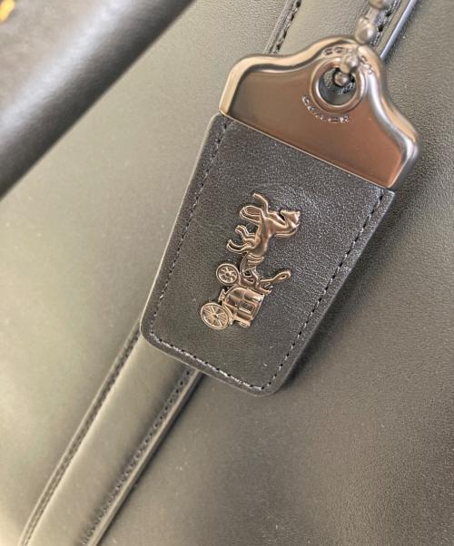 COACH（コーチ）COACH (コーチ) メトロポリタン2WAYレザートートバッグ ブラックの古着・服飾アイテム