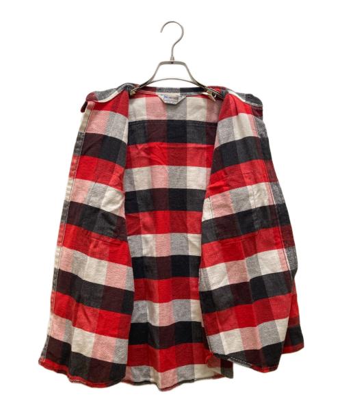 FIVE BROTHER（ファイブブラザー）FIVE BROTHER (ファイブブラザー) チェックシャツ レッド サイズ:Ｌの古着・服飾アイテム