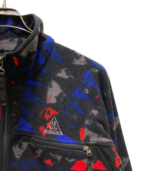 ACG（エーシージー）ACG (エーシージー) 総柄ハーフジップフリースジャケット ブラック サイズ:sの古着・服飾アイテム