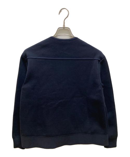 DRAWER（ドゥロワー）DRAWER (ドゥロワー) 14Gダブルフェイスニットブルゾン ネイビー サイズ:1の古着・服飾アイテム