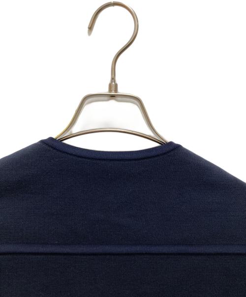 DRAWER（ドゥロワー）DRAWER (ドゥロワー) 14Gダブルフェイスニットブルゾン ネイビー サイズ:1の古着・服飾アイテム