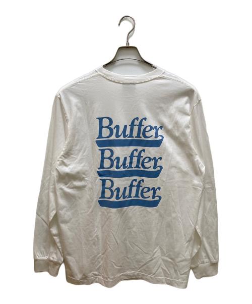 BUFFER（バッファー）BUFFER (バッファー) ロゴプリントカットソー ホワイト サイズ:３の古着・服飾アイテム