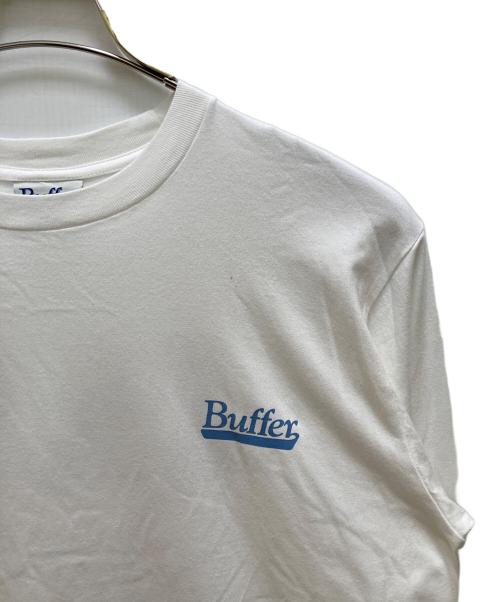 BUFFER（バッファー）BUFFER (バッファー) ロゴプリントカットソー ホワイト サイズ:３の古着・服飾アイテム