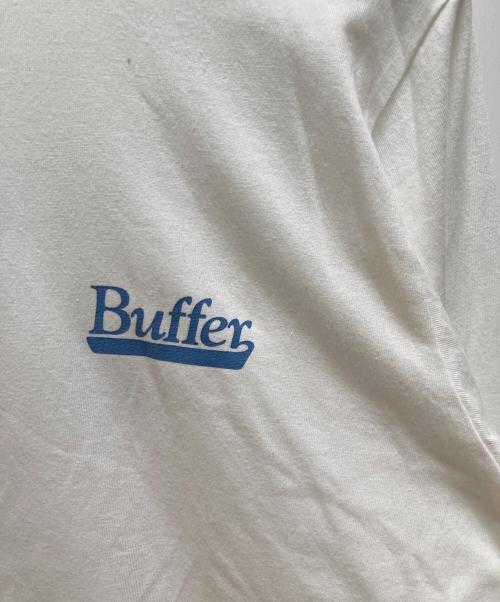 BUFFER（バッファー）BUFFER (バッファー) ロゴプリントカットソー ホワイト サイズ:３の古着・服飾アイテム