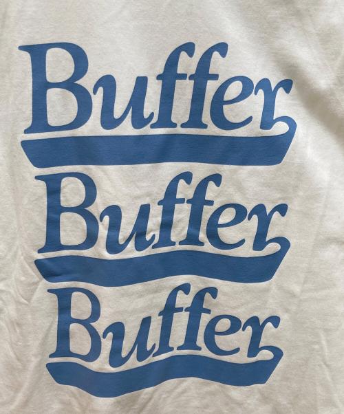 BUFFER（バッファー）BUFFER (バッファー) ロゴプリントカットソー ホワイト サイズ:３の古着・服飾アイテム