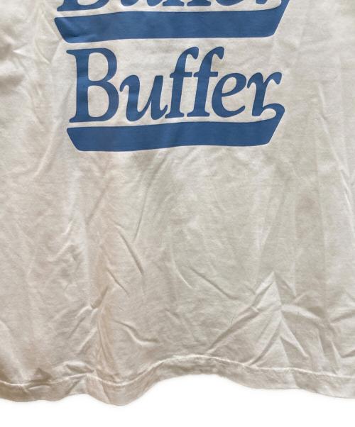 BUFFER（バッファー）BUFFER (バッファー) ロゴプリントカットソー ホワイト サイズ:３の古着・服飾アイテム