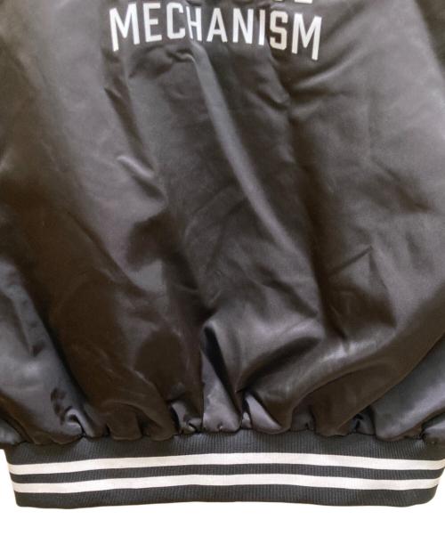 BUFFER（バッファー）Buffer (バッファー) ロゴプリントサテンスタジャン ブラック サイズ:３の古着・服飾アイテム