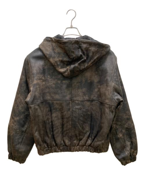 stussy（ステューシー）stussy (ステューシー) ワークジャケット ストーン ウォッシュ ラムレザー 