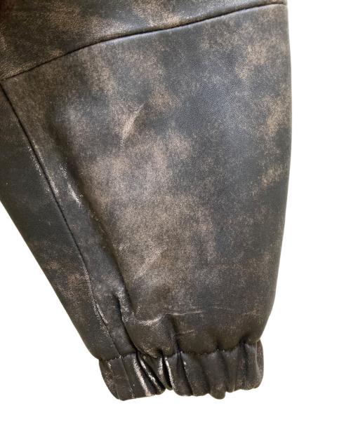 stussy（ステューシー）stussy (ステューシー) ワークジャケット ストーン ウォッシュ ラムレザー 