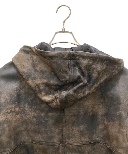 stussy（ステューシー）stussy (ステューシー) ワークジャケット ストーン ウォッシュ ラムレザー 