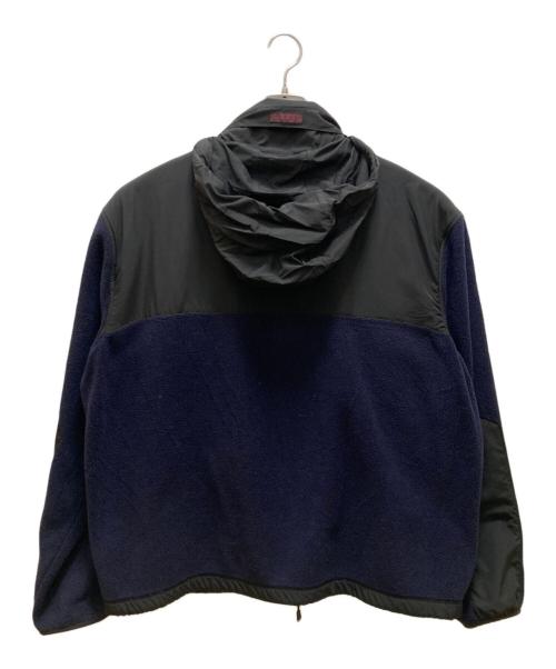 POLO RALPH LAUREN（ポロ・ラルフローレン）POLO RALPH LAUREN (ポロ・ラルフローレン) ポーラテック 切替フリースジャケット ネイビー×ブラック サイズ:XXLの古着・服飾アイテム