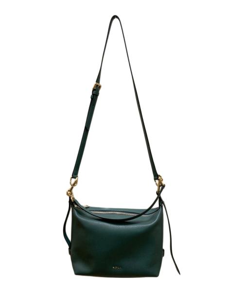 FURLA（フルラ）FURLA (フルラ) トニー ミニ ホーボー ショルダーバッグ グリーンの古着・服飾アイテム