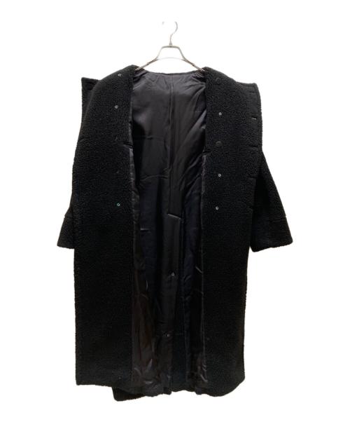 Couture d'adam（クチュールドアダム）Couture d'adam (クチュールドアダム) ダブルブレストボアコート ブラック サイズ:３８の古着・服飾アイテム
