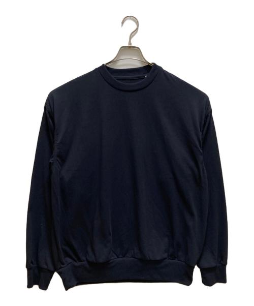 nanamica（ナナミカ）nanamica (ナナミカ) ポリエステルジャージーロングスリーブティー ネイビー サイズ:mの古着・服飾アイテム