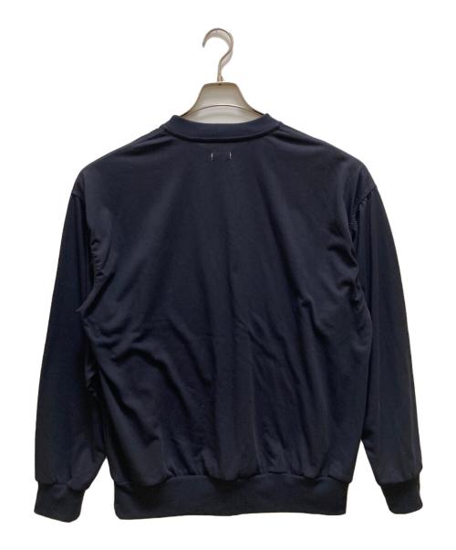 nanamica（ナナミカ）nanamica (ナナミカ) ポリエステルジャージーロングスリーブティー ネイビー サイズ:mの古着・服飾アイテム