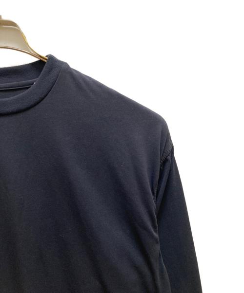 nanamica（ナナミカ）nanamica (ナナミカ) ポリエステルジャージーロングスリーブティー ネイビー サイズ:mの古着・服飾アイテム