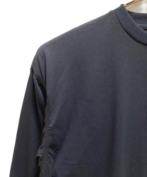 nanamica（ナナミカ）nanamica (ナナミカ) ポリエステルジャージーロングスリーブティー ネイビー サイズ:mの古着・服飾アイテム