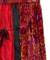 中古・古着 ROBE DE CHAMBRE COMME DES GARCONS (ローブドシャンブル コムデギャルソン) フラワーデザインベルベットスカート レッド サイズ:不明：16000円