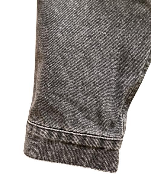 orSlow（オアスロウ）orSlow (オアスロウ) 3rd ノーカラーデニムジャケット ブラック サイズ:XLの古着・服飾アイテム