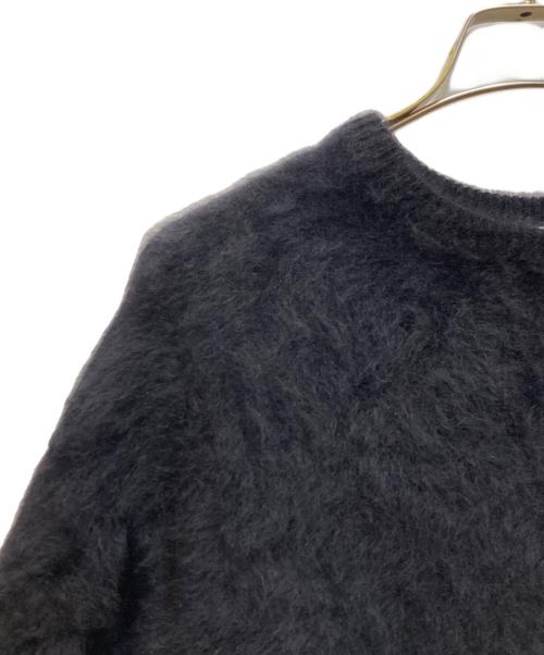 BEARDSLEY（ビアズリー）BEARDSLEY (ビアズリー) フォックスニットポンチョ ブラック サイズ:FREEの古着・服飾アイテム