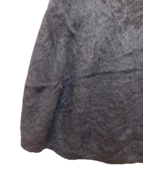 BEARDSLEY（ビアズリー）BEARDSLEY (ビアズリー) フォックスニットポンチョ ブラック サイズ:FREEの古着・服飾アイテム