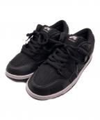 NIKE SB×WASTED YOUTHナイキエスビー×ウェイステッドユース）の古着「ダンク ロー "ブラックデニム" / ヴェルディ」｜ブラック