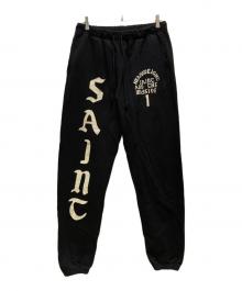 SAINT MICHAEL（セントマイケル）の古着「スウェット パンツ イッツセント "ブラック"」｜ブラック