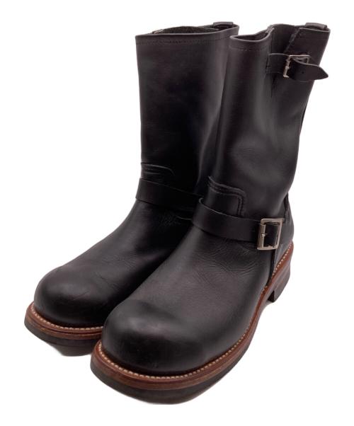 PISTOLERO（ピストレロ）PISTOLERO (ピストレロ) エンジニアブーツ ブラック サイズ:９の古着・服飾アイテム