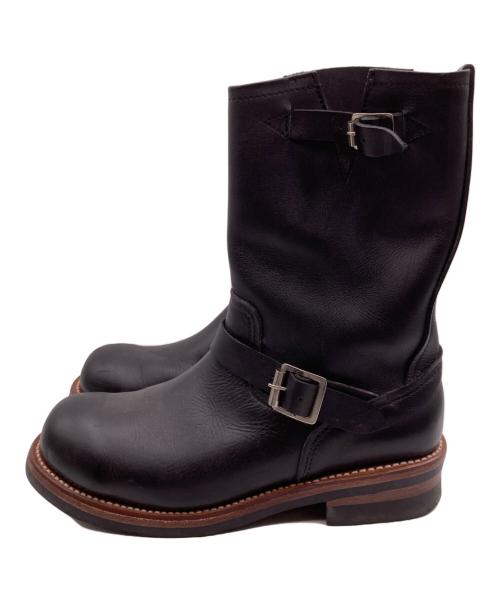 PISTOLERO（ピストレロ）PISTOLERO (ピストレロ) エンジニアブーツ ブラック サイズ:９の古着・服飾アイテム