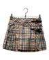 BURBERRY BLUE LABEL（バーバリー ブルー レーベル）の古着「ノバチェックプリーツミニスカート」｜ベージュ