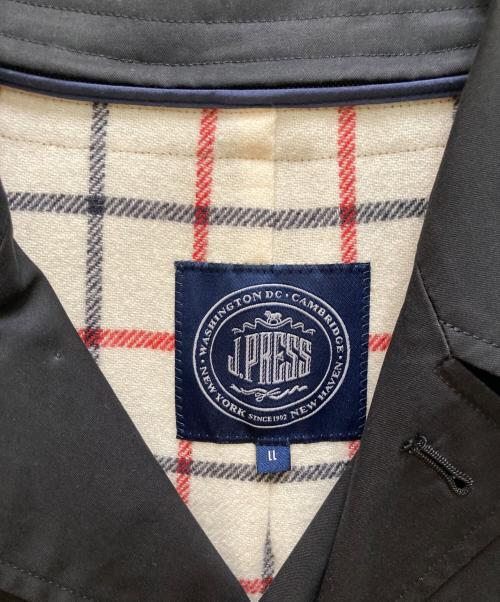 J.PRESS（ジェイプレス）J.PRESS (ジェイプレス) VENTILE ウールライナー付バルマカーンコート ブラック サイズ:XLの古着・服飾アイテム