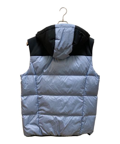 BOSS（ボス）BOSS (ボス) V-Hamar1 パデッドフードダウンベスト ブルー サイズ:XLの古着・服飾アイテム