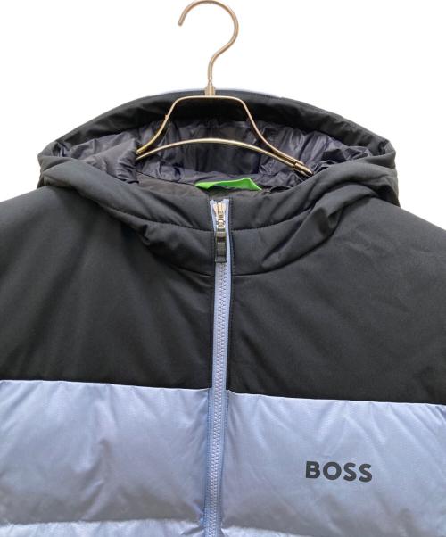 BOSS（ボス）BOSS (ボス) V-Hamar1 パデッドフードダウンベスト ブルー サイズ:XLの古着・服飾アイテム