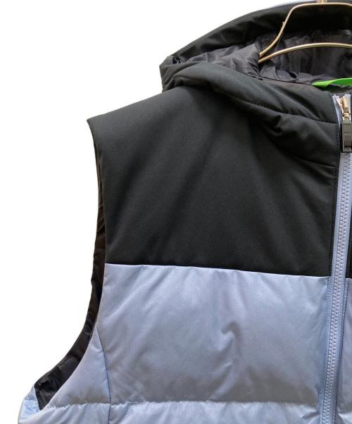 BOSS（ボス）BOSS (ボス) V-Hamar1 パデッドフードダウンベスト ブルー サイズ:XLの古着・服飾アイテム