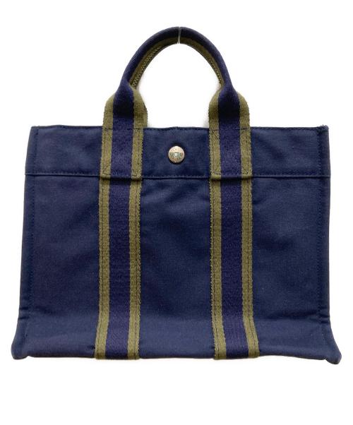 HERMES（エルメス）HERMES (エルメス) フールトゥPM ネイビーの古着・服飾アイテム