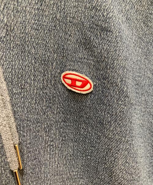DIESEL（ディーゼル）DIESEL (ディーゼル) D-UM-RIB-NE プルオーバー インディゴ サイズ:Lの古着・服飾アイテム