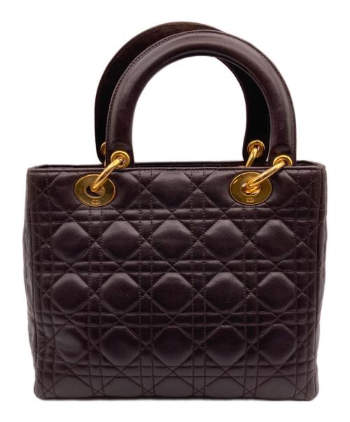 Christian Dior（クリスチャン ディオール）Christian Dior (クリスチャン ディオール) カナージュハンドバッグ ブラックの古着・服飾アイテム