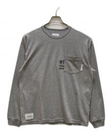 WTAPS（ダブルタップス）の古着「ロゴプリントカットソー」｜グレー