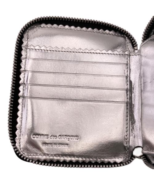 COMME des GARCONS（コムデギャルソン）COMME des GARCONS (コムデギャルソン) インサイドミラー 2つ折り財布 ブラックの古着・服飾アイテム