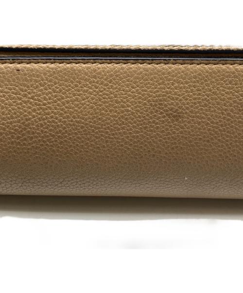 LOEWE（ロエベ）LOEWE (ロエベ) フラメンコ ノット レザートートバッグ ベージュの古着・服飾アイテム