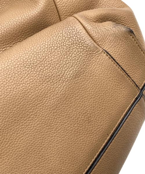 LOEWE（ロエベ）LOEWE (ロエベ) フラメンコ ノット レザートートバッグ ベージュの古着・服飾アイテム