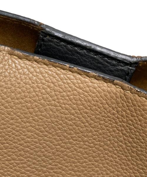 LOEWE（ロエベ）LOEWE (ロエベ) フラメンコ ノット レザートートバッグ ベージュの古着・服飾アイテム