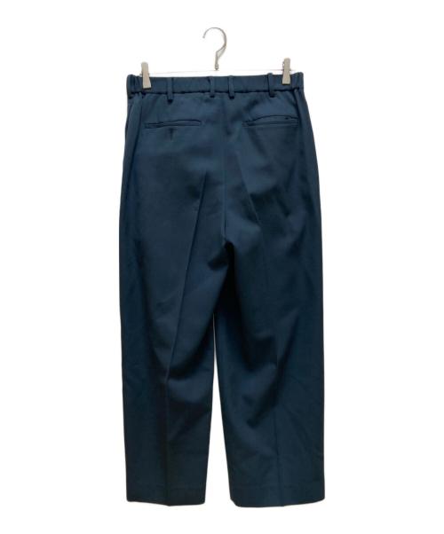 MARKAWARE（マーカウェア）MARKAWARE (マーカウェア) オーガニックウールサバイバルクロス/ダブルブルブリーテッドトラウザーズ ネイビー サイズ:１の古着・服飾アイテム