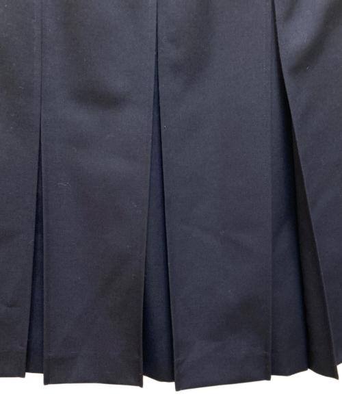 COMME des GARCONS tricot（コムデギャルソントリコ）COMME des GARCONS tricot (コムデギャルソントリコ) ウールプリーツスカート ネイビー サイズ:Mの古着・服飾アイテム