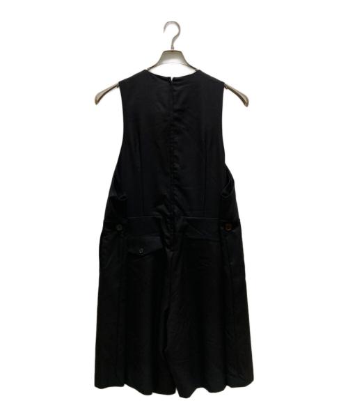 noir kei ninomiya（ノワール ケイ ニノミヤ）noir kei ninomiya (ノワール ケイ ニノミヤ) ウールオールインワン ブラック サイズ:sの古着・服飾アイテム