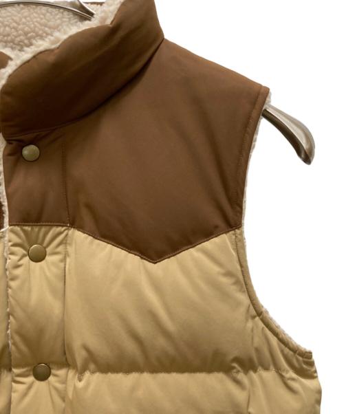 Patagonia/（パタゴニア）Patagonia/ (パタゴニア) リバーシブル ビビィ ダウンベスト ベージュ サイズ:mの古着・服飾アイテム