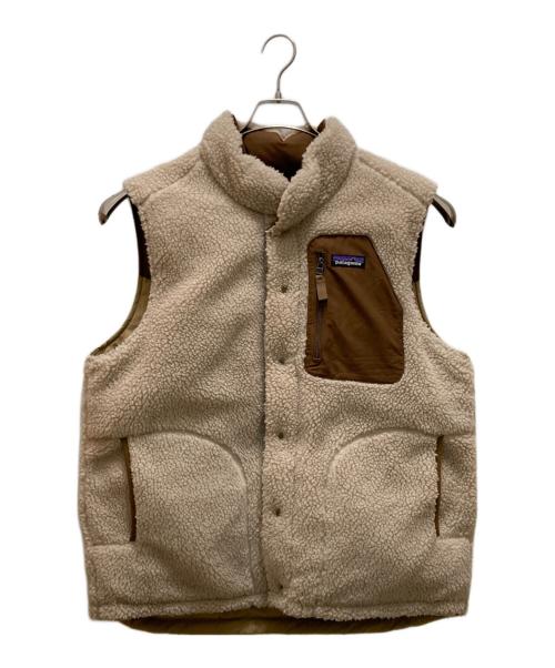 Patagonia/（パタゴニア）Patagonia/ (パタゴニア) リバーシブル ビビィ ダウンベスト ベージュ サイズ:mの古着・服飾アイテム